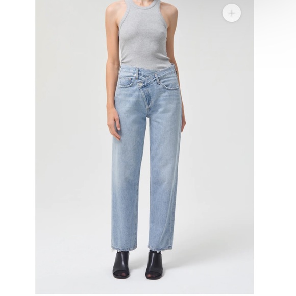 Agolde Denim - Agolde criss cross upsize jeans